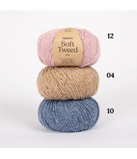 Drops SOFT TWEED - Klasyczny tweed z Superfine Alpaca i Merino Wool