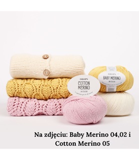 Włóczka z merynosa Baby Merino Drops model3 