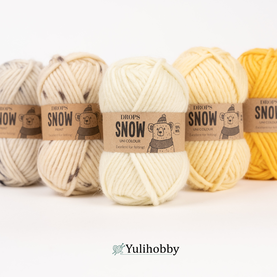 Włóczka Drops SNOW (ESKIMO) - gruba wełna 100% - łatwa do filcowania
